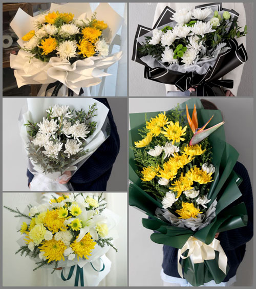 陕西渭南市大荔县安仁镇白事花束代送